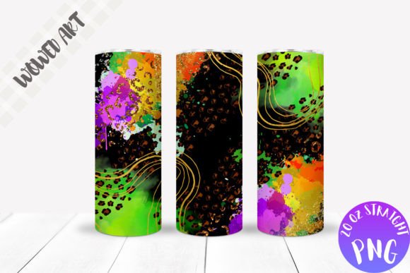 Color Splash Tumbler Wrap: Graphics for Crafts