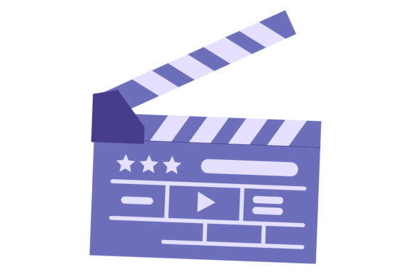 Film Clapper Color Icon: Graphics & Illustrations for Creative Brands