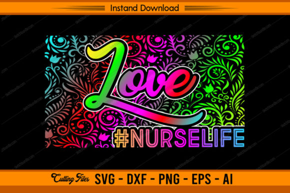 Love Nurse Life Vintage Color