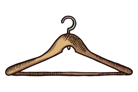 Wooden Rack Color Drawing: Graphics for Branding